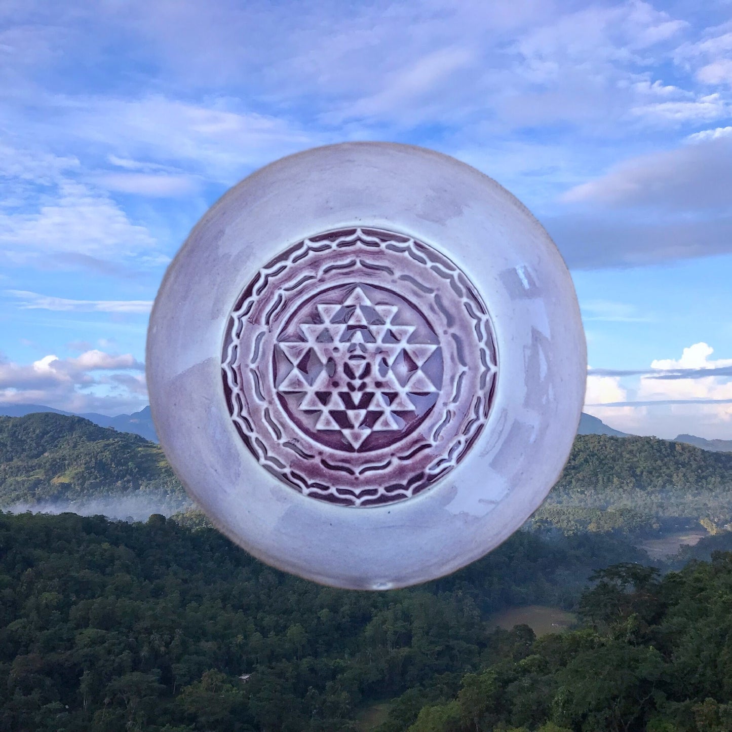 Sri Yantra Shaman Rattle for Deep Meditation