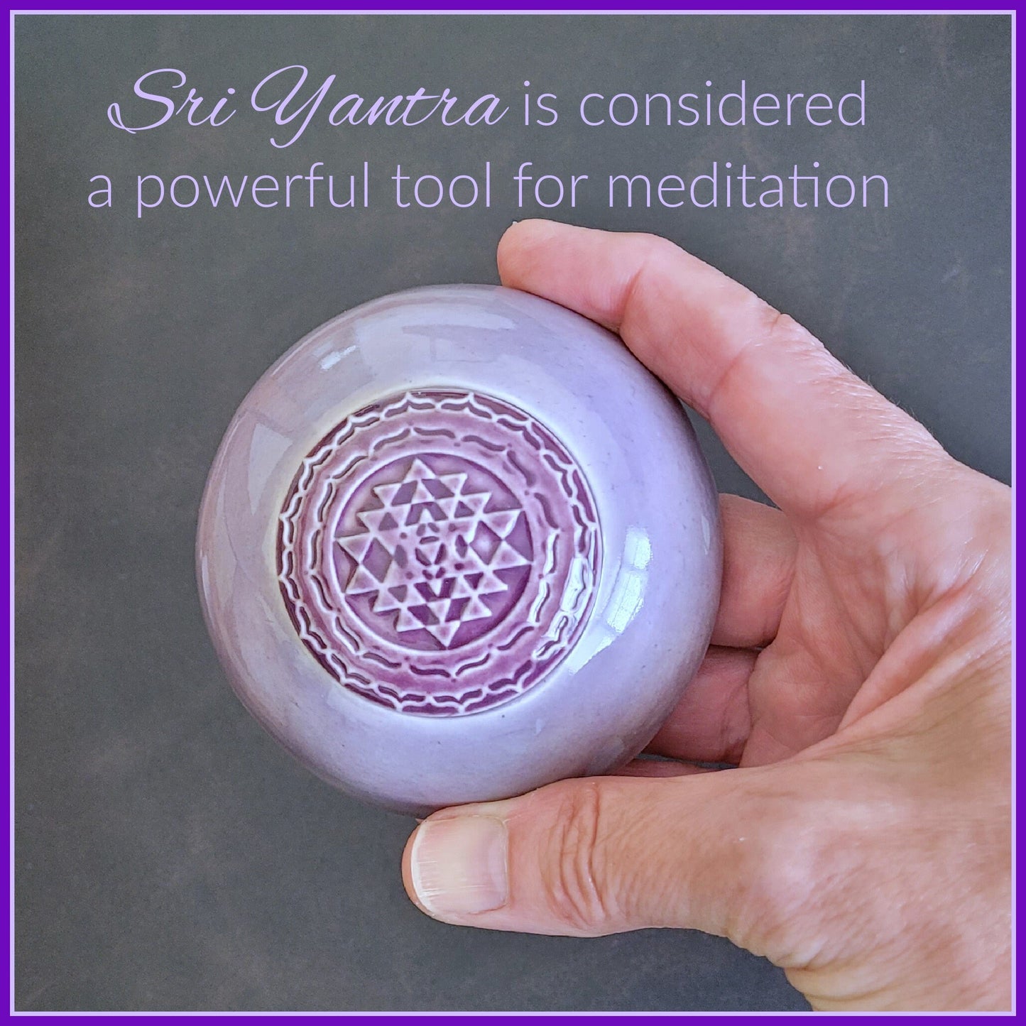 Sri Yantra Shaman Rattle for Deep Meditation