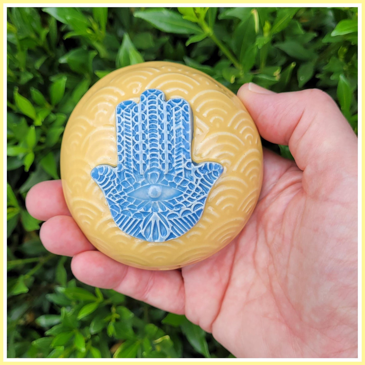 Hamsa Hand Shaman Rattle For Daily Meditation