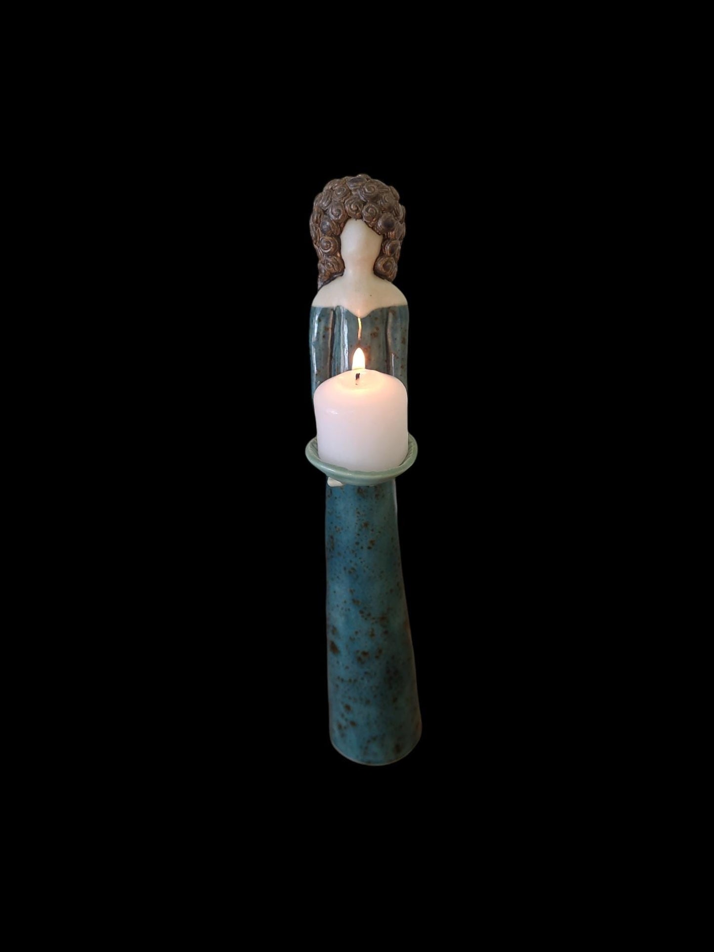 Spirit Goddess Statue To Hold Incense Cone or Candle