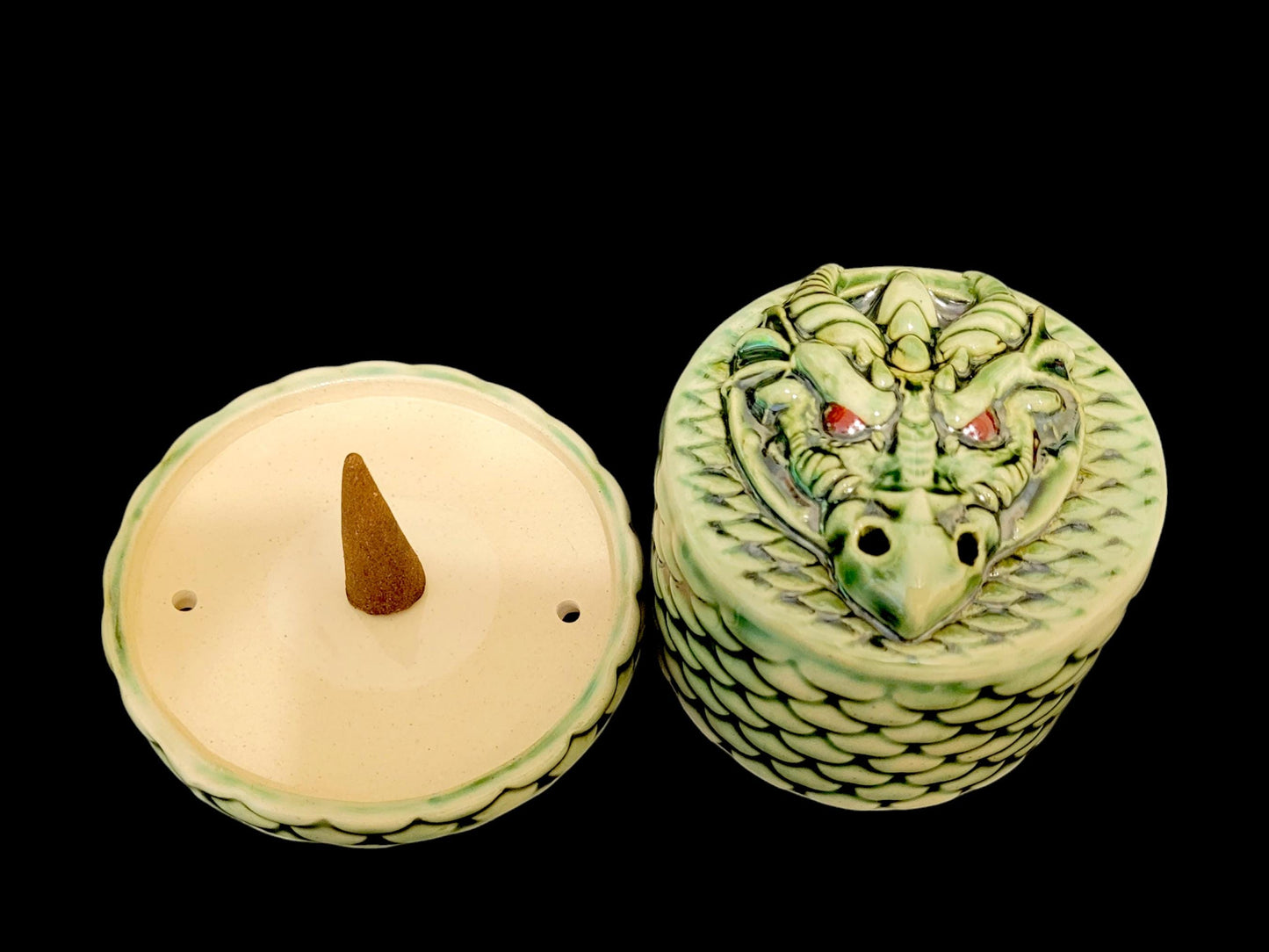 Handmade Dragon Incense Burner For Cone Incense