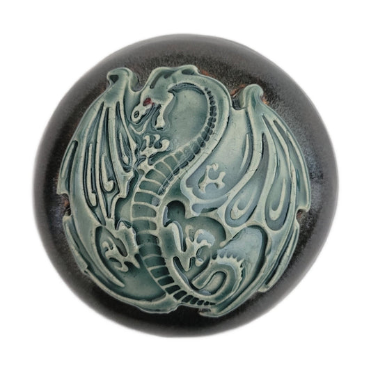 Green Dragon Shaman Rattle for Daily Meditation Rituals